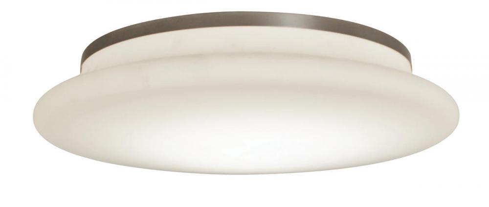 Sutton 18'' LED Flush,120-277V,3 CCT,SN