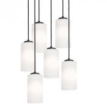 AFX Lighting, Inc. LEOP04MBBKRND6 - Leo 6 Light Round Pendant