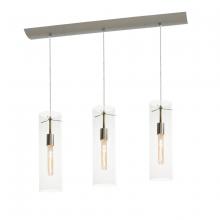 AFX Lighting, Inc. VIP05MBSNCLLNR3 - View 3 Light Linear Pendant