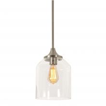 AFX Lighting, Inc. WMMP08MBSN - William 8'' Pendant Medium Base SN