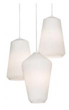 AFX Lighting, Inc. LLYP11MBWHRND3 - Lily 3 Light Round Pendant,120V,White