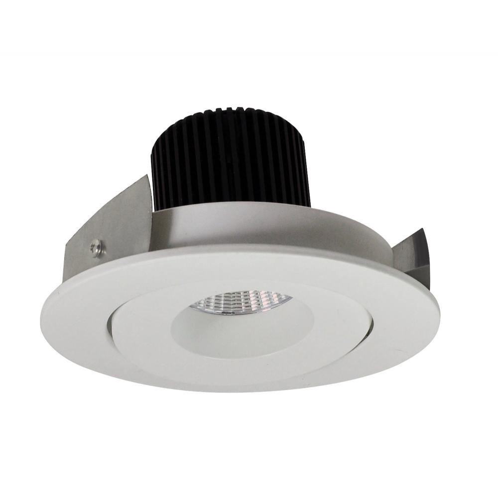 4" Iolite LED Round Adjustable Gimbal, 1000lm / 14W, 4000K, White Finish