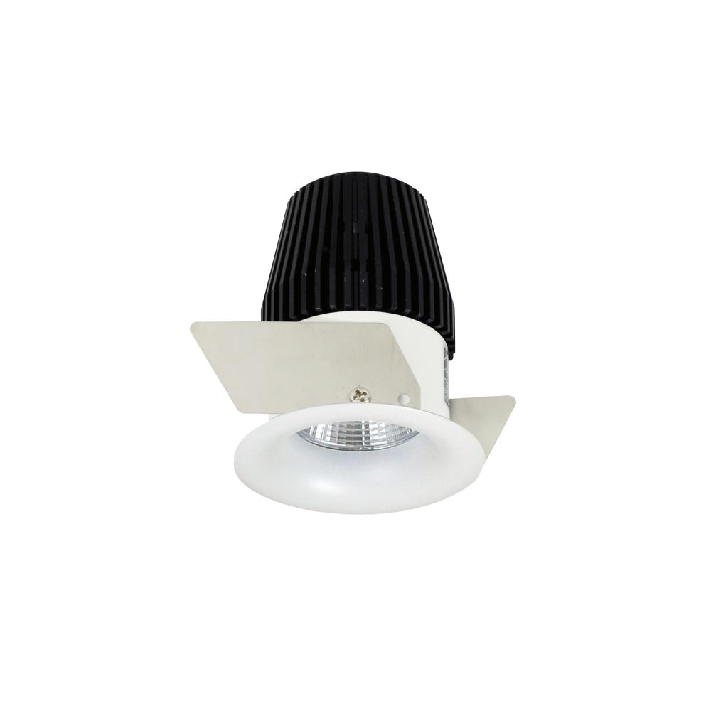 1" Iolite LED NTF Round Bullnose, 600lm, 4000K, Matte Powder White finish