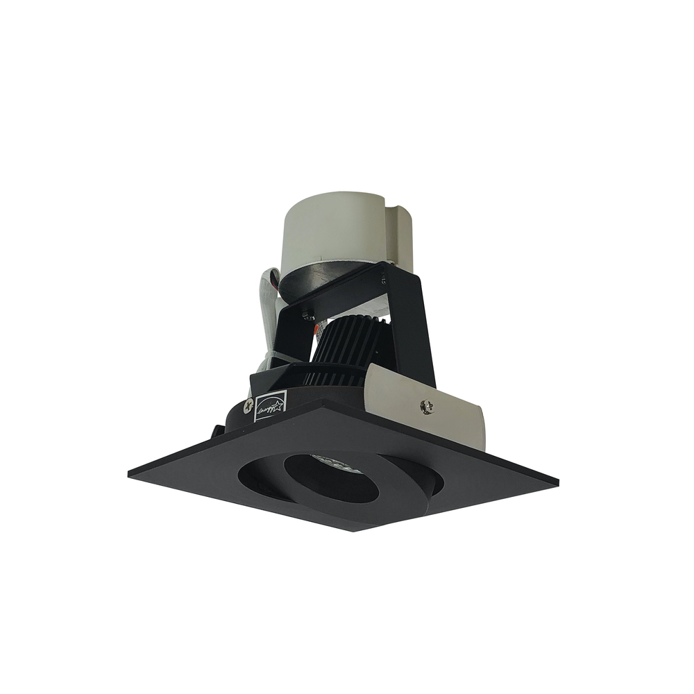 4" Iolite LED Square Adjustable Gimbal Retrofit, 1000lm / 12W, 4000K, Black Finish