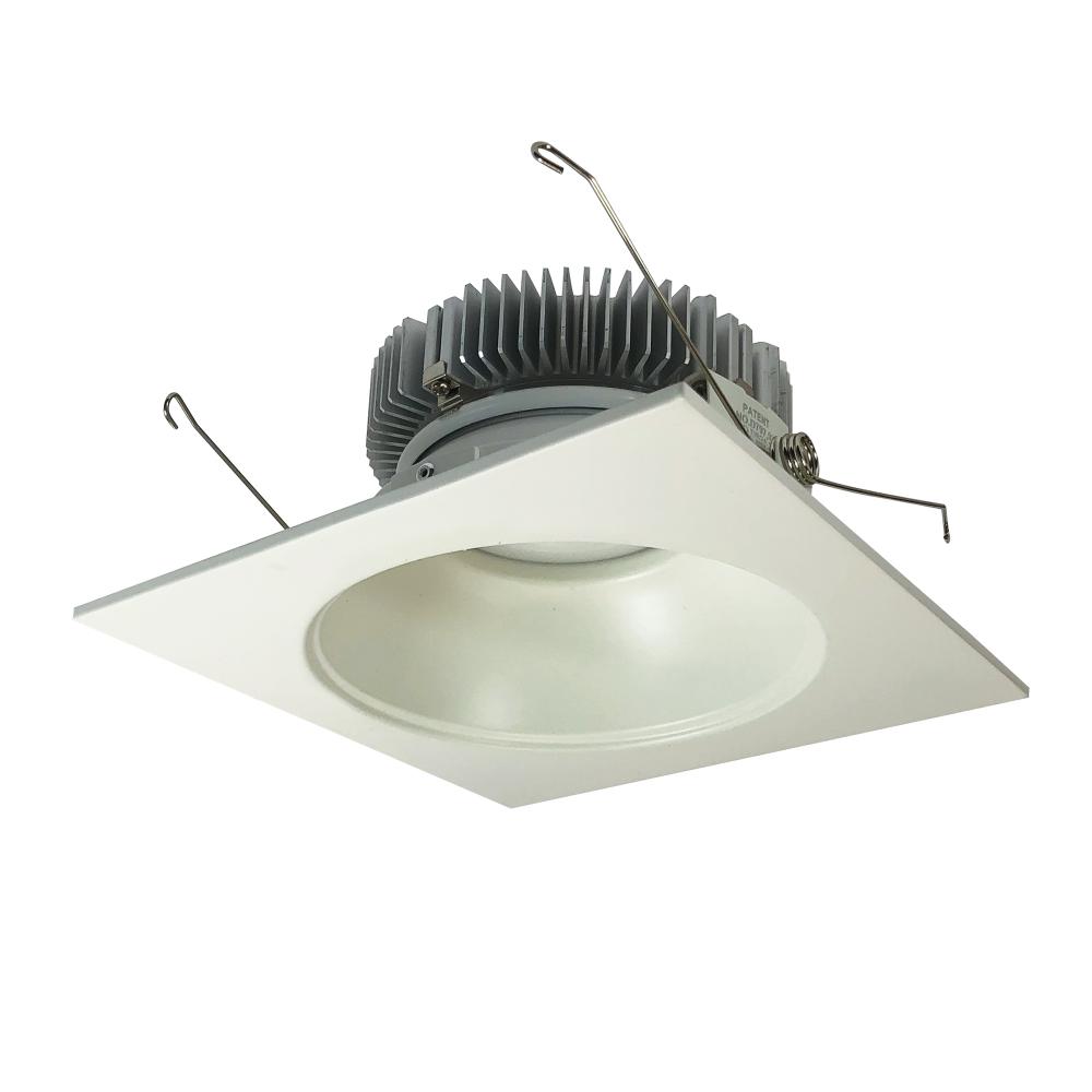 6" Cobalt Dedicated High Lumen Square/Round, 1500lm, 3500K, Matte Powder White