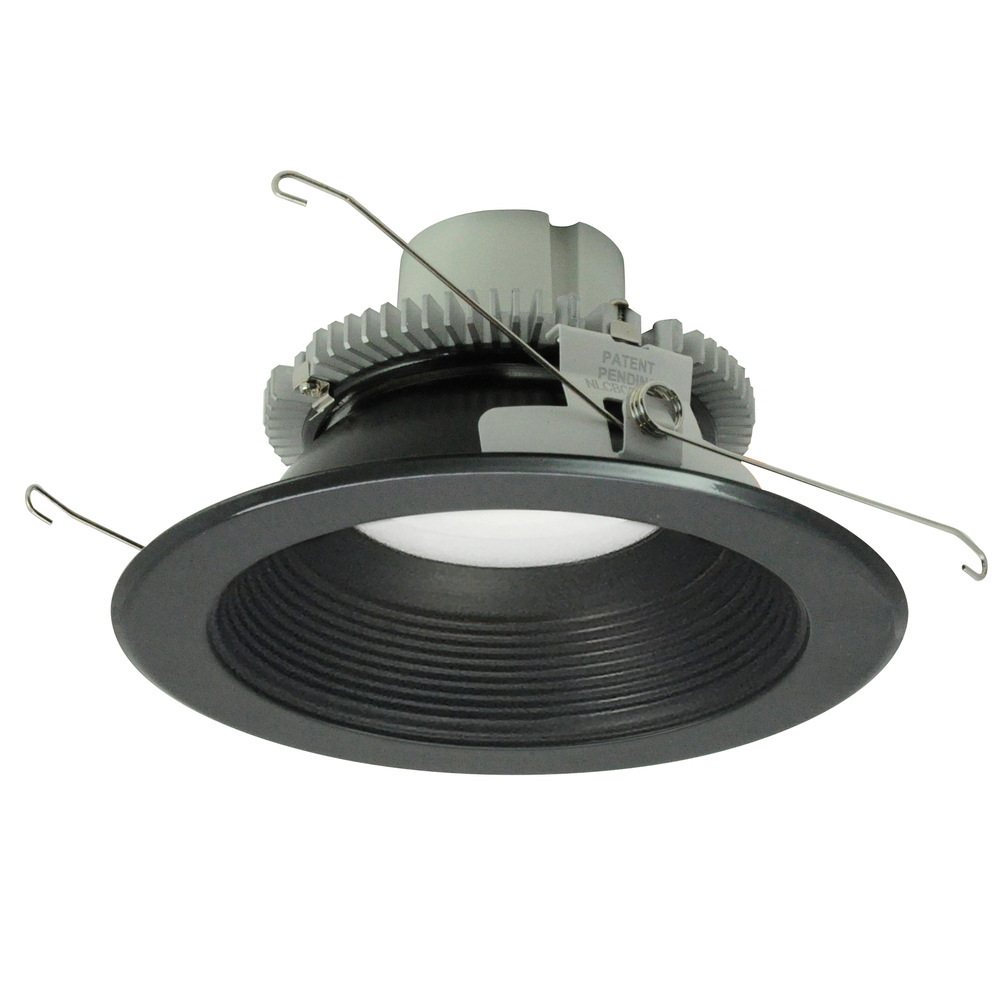 6" Cobalt Click LED Retrofit, Baffle, 1000lm / 12W, 3500K, Black Baffle / Black Flange,