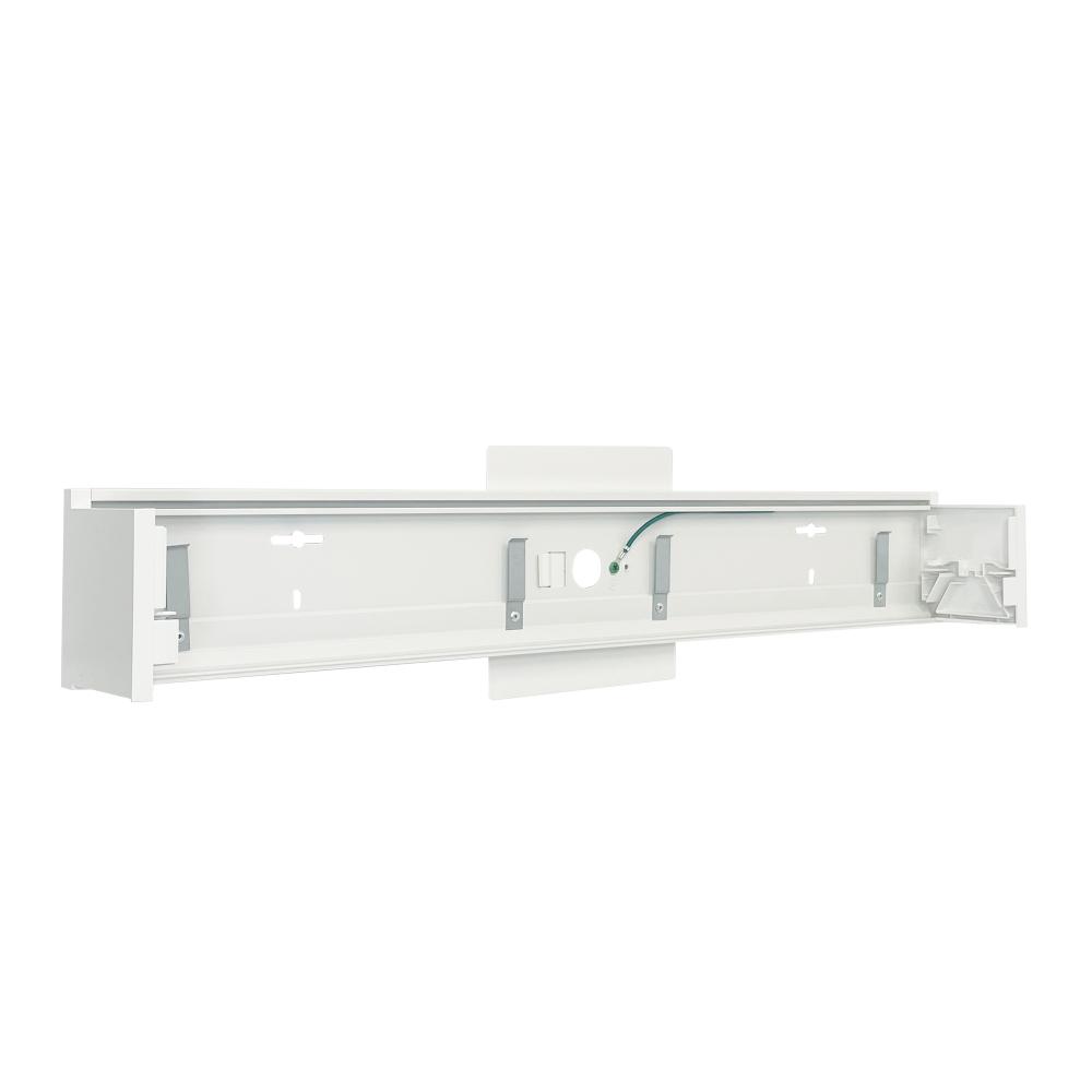 Wall Mount Kit for NLUD-4334, White Finish, wired for EM