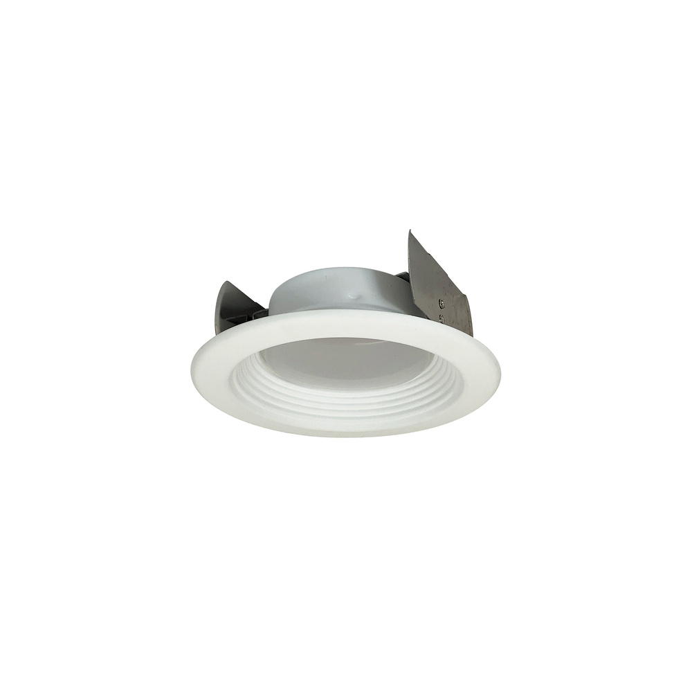 4" AC Onyx LED Retrofit Baffle, 1000lm / 15W, 4000K, White Finish