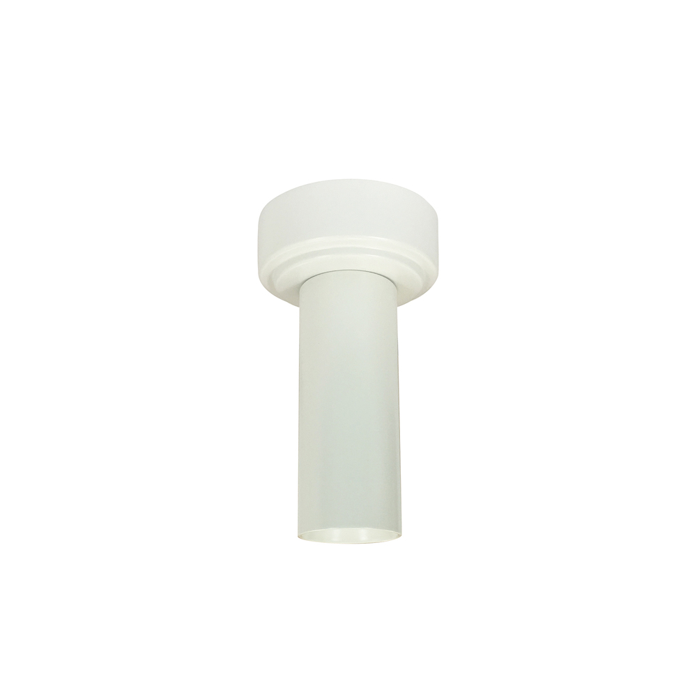 2" iLENE 12" Stem Mount Mini Cylinder, 1000lm, 15W, 2700K, White, 120V Triac/ELV Dimming