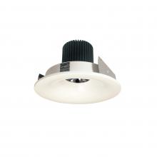 Nora NIO-4RNB35QWW - 4" Iolite LED Round Bullnose, 10-Degree Optic, 800lm / 12W, 3500K, White Finish