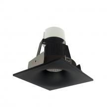 Nora NIR-4SNB40XBB/10 - 4" Iolite LED Square Bullnose Retrofit, 1000lm / 12W, 4000K, Black Finish