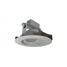 Nora NLCBC-56940XWW - 5" Cobalt Adjustable LED Retrofit, 1200lm / 14W, 4000K, White Reflector / White Flange