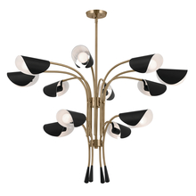 Kichler 52561CPZBK - Chandelier 12Lt