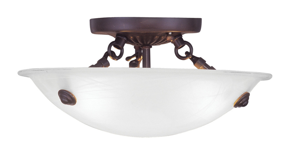 3 Light Bronze Ceiling Mount