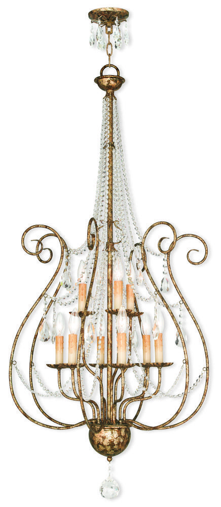 6 Light + 3 Light EB Foyer Chandelier