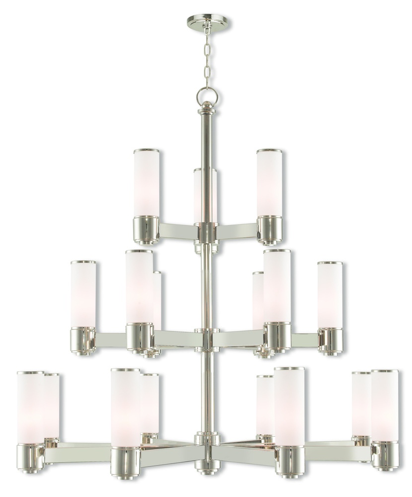 17 Light PN Foyer Chandelier