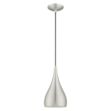 Livex Lighting 41171-66 - 1 Lt Brushed Aluminum Mini Pendant