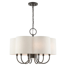 Livex Lighting 45807-92 - 7 Lt  English Bronze Chandelier