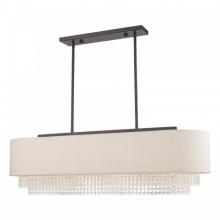 Livex Lighting 51125-92 - 5 Lt English Bronze Linear Chandelier