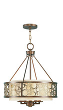 Livex Lighting 8675-64 - 5 Light PBZ Chandelier