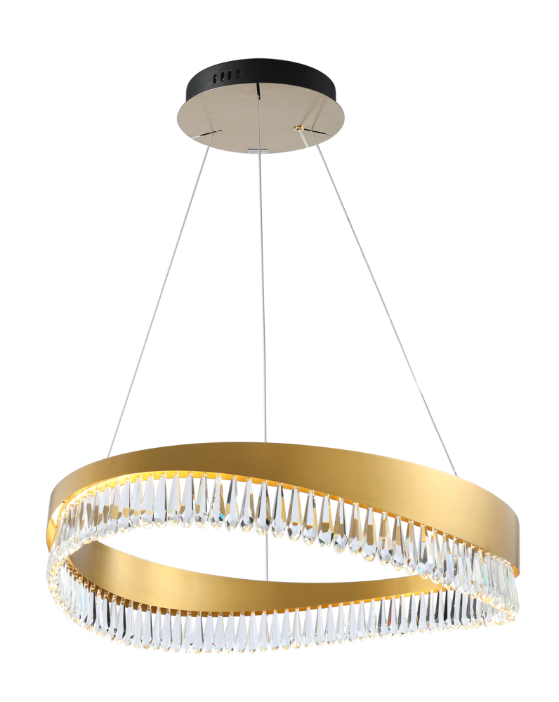 Venosa Small Round Chandelier - Gold