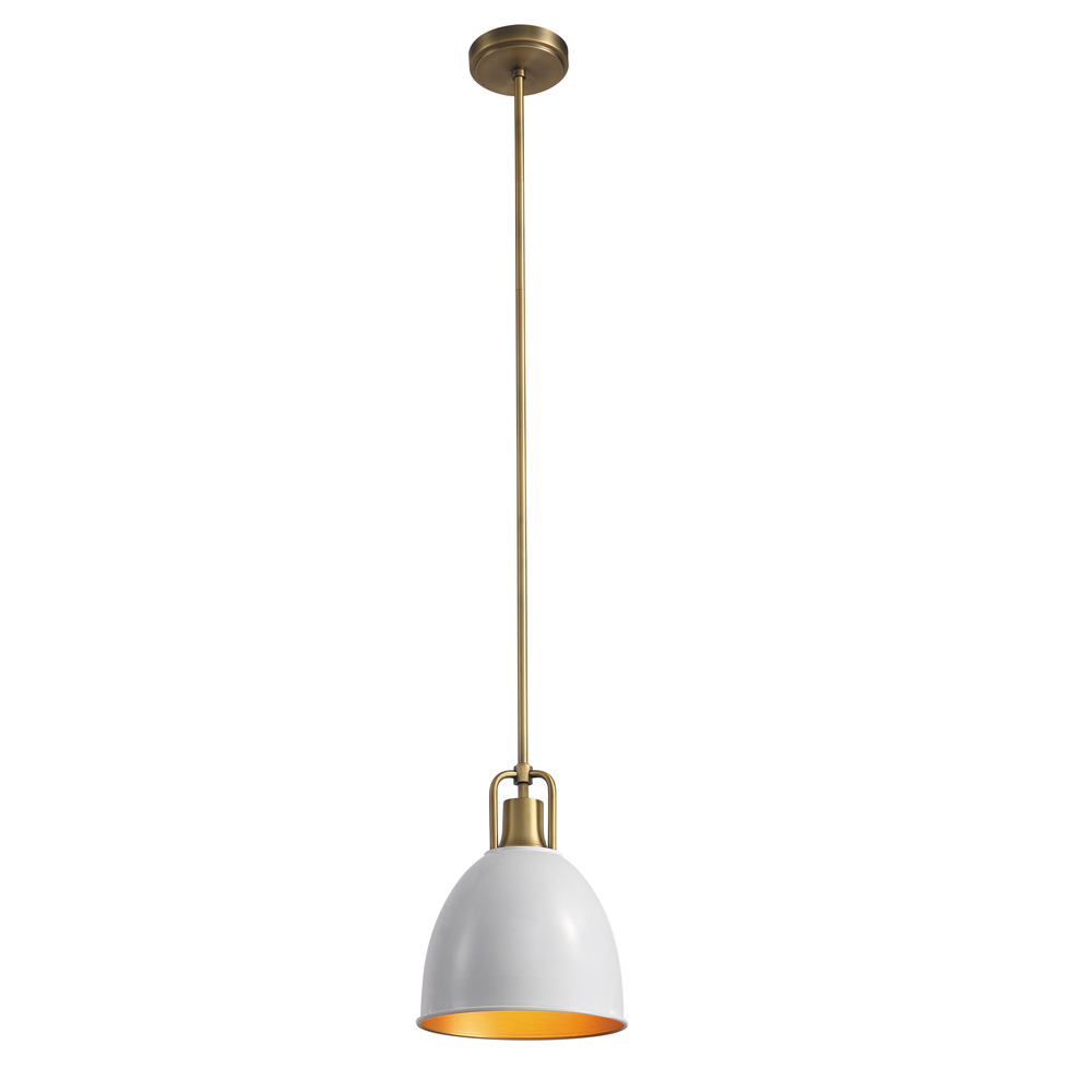 Vasto Pendant With White Finish