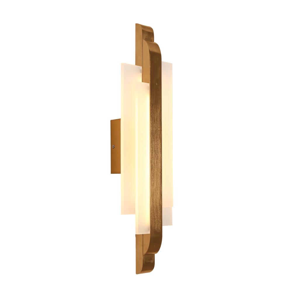 Osalebuna 1-Light Brass LED Wall Sconce