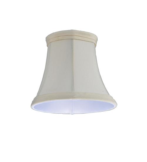 5"W X 4.5"H Trumpet Cream Fabric Shade