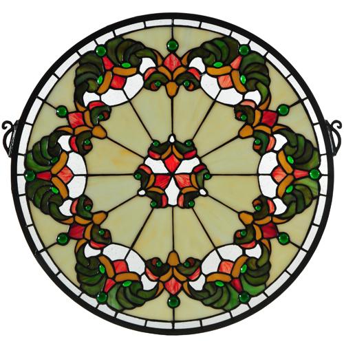 18"W X 18"H Middleton Stained Glass Window