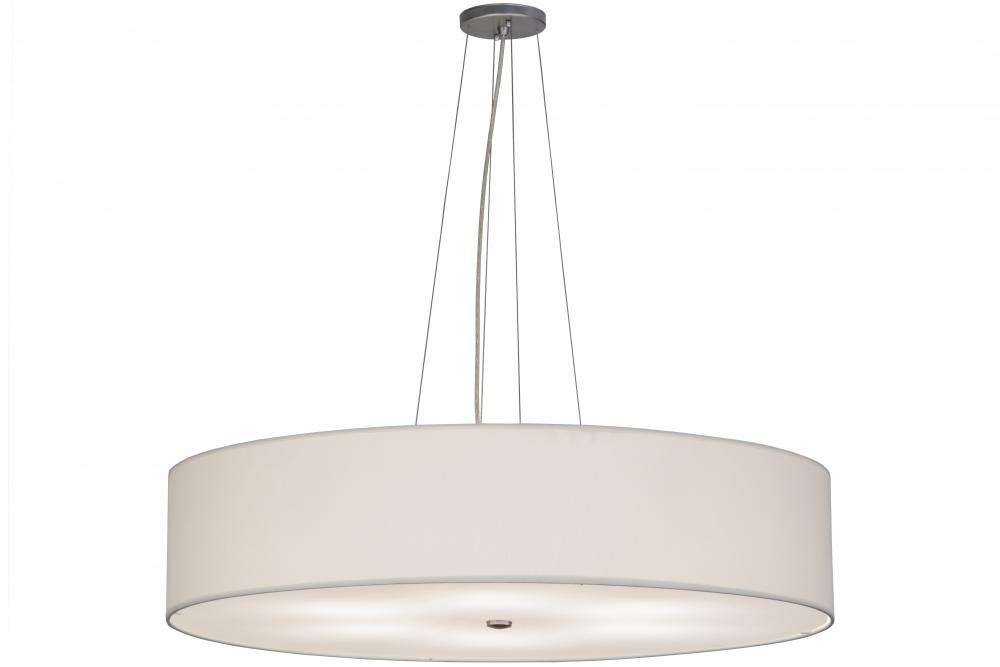 36"W Cilindro White Textrene Pendant