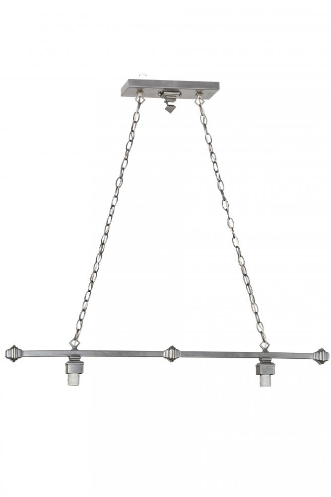 42"L Nickel 2 LT Island Pendant Hardware