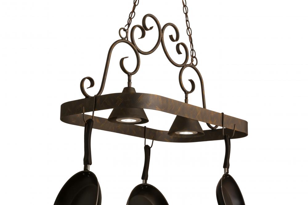 32"W Elana 2 LT Pot Rack