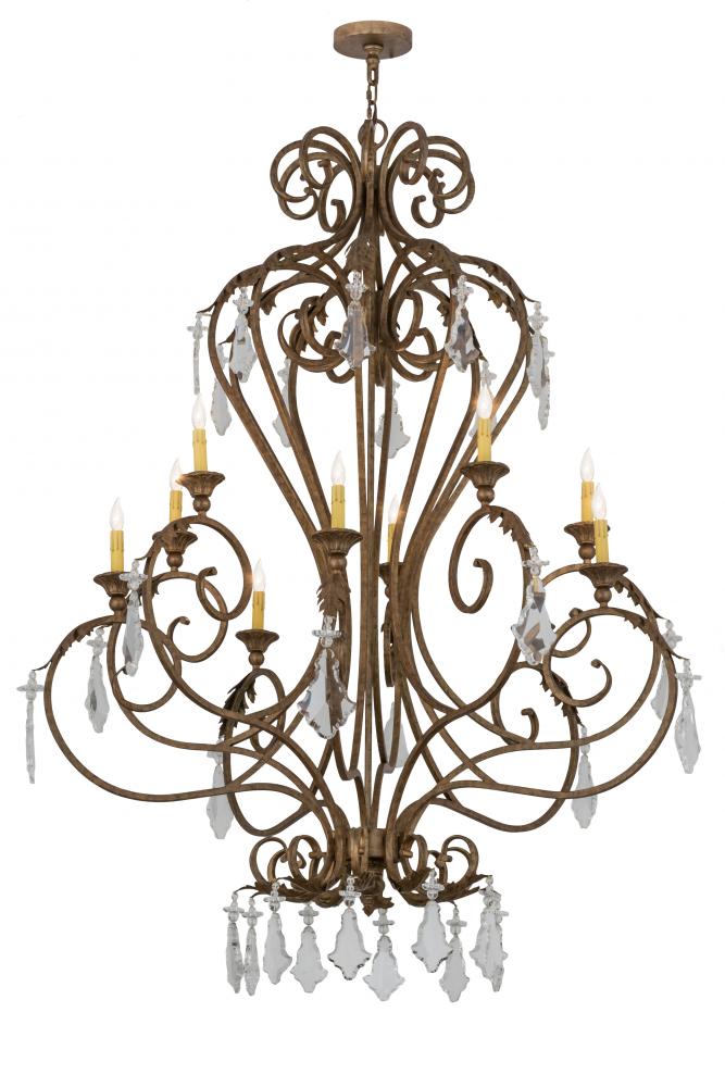 48"W Josephine 10 LT Chandelier