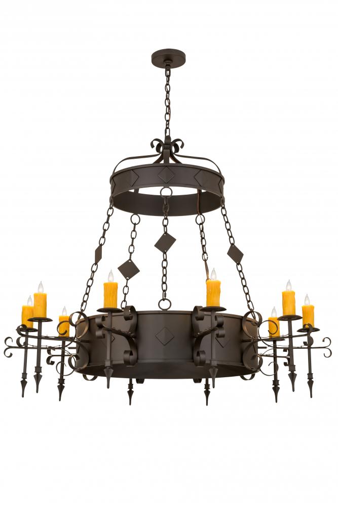 54"W Diamante 10 LT Chandelier