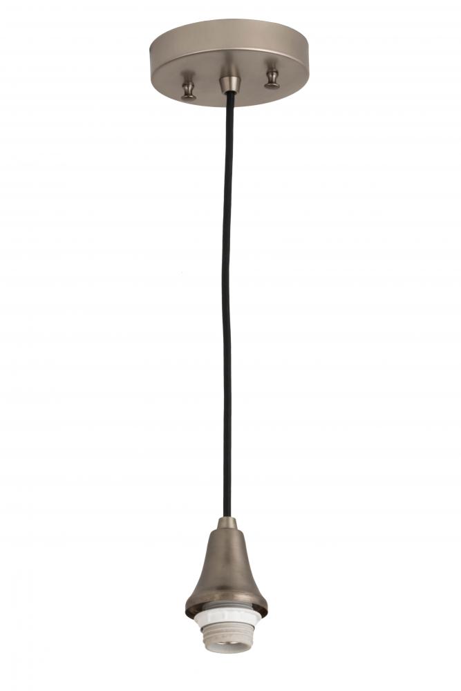 5"W Brushed Nickel 1 LT Pendant Hardware