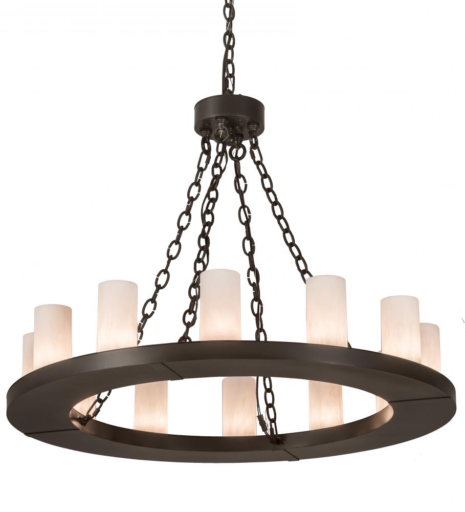 36" Wide Loxley 12 Light Chandelier