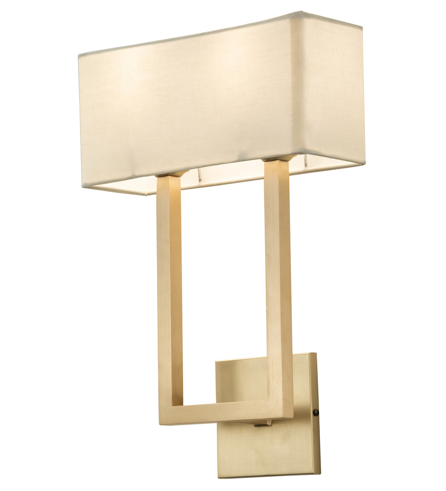 12" Wide Quadrato Langedon Wall Sconce