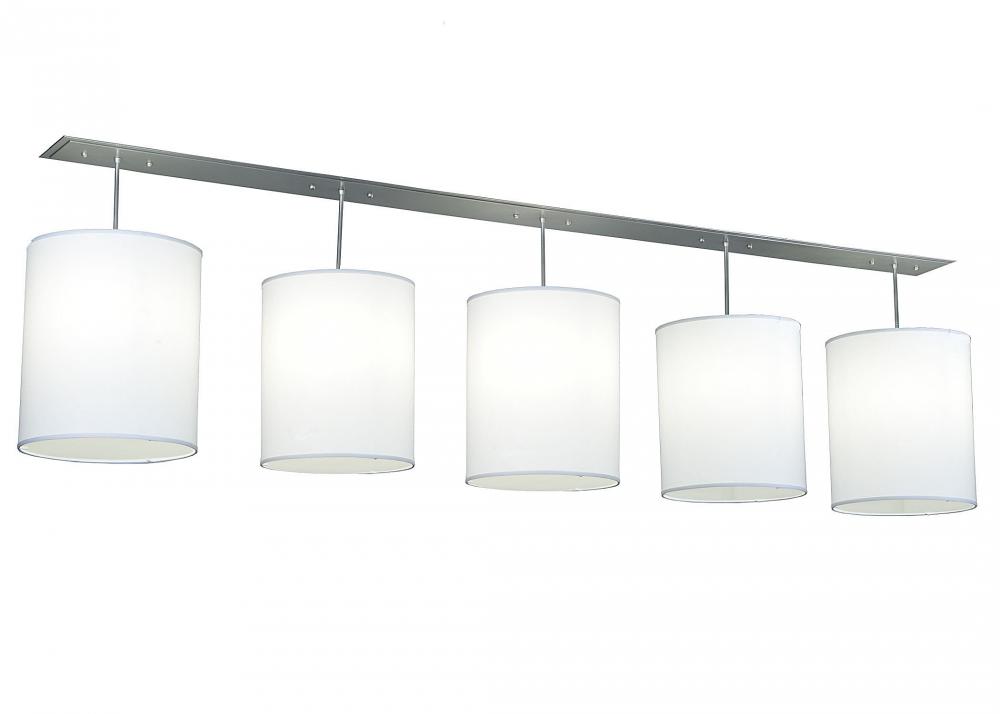 104" Long Cilindro Linear 5 Light Pendant