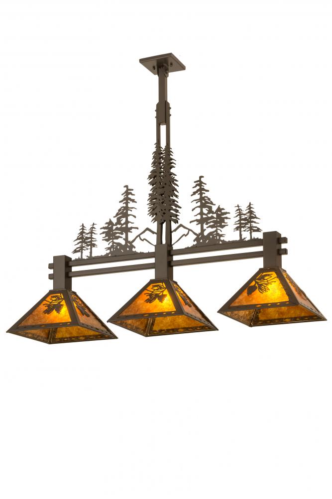 45"L Tall Pines 3 LT Island Pendant