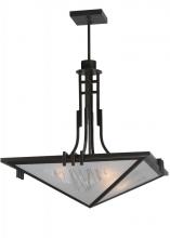 Meyda Green 113740 - 27" Square Lineage Metro Fusion Inverted Pendant