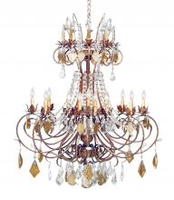 Meyda Green 115456 - 42" Wide Minuet 16 Light Chandelier