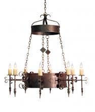 Meyda Green 117173 - 48" Wide Diamante 8 Light Chandelier