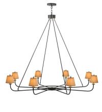 Meyda Green 118614 - 62"W Brach Ring 8 LT Chandelier