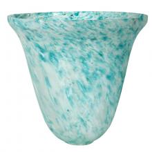 Meyda Green 11867 - 10.5" Wide Teal Dapple Shade