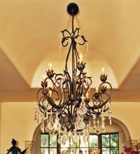 Meyda Green 120317 - 54" Wide Felicia 10 Light Chandelier