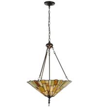 Meyda Green 121146 - 20.25"W Delta Jadestone Inverted Pendant