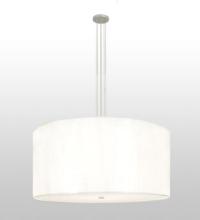  122398 - 36"W Cilindro White Cotton Pendant