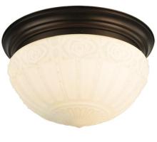 Meyda Green 130633 - 15.25" Wide White Puffy Rose Flushmount