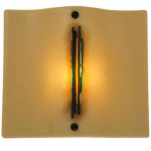 Meyda Green 132932 - 12.25"W Metro Fusion Franco's Glass Wall Sconce