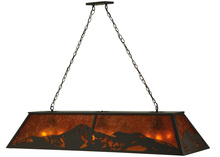 Meyda Green 136601 - 61" Long Mountain Range Oblong Pendant